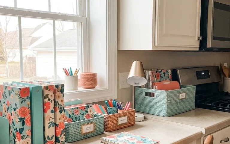 Organized Portable Office: Easy Home Workspace Ideas