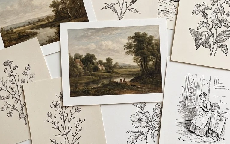 Free Vintage Printable Art Sources - Jenna Sue Design