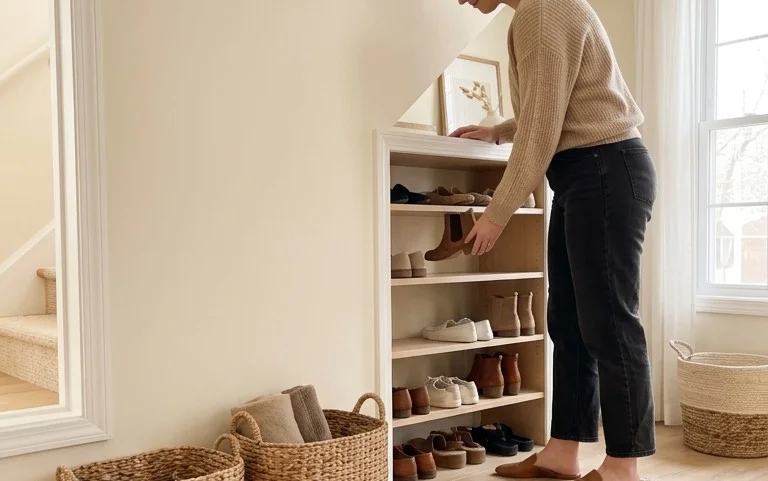 Clever Under Stair Shoe Storage Ideas